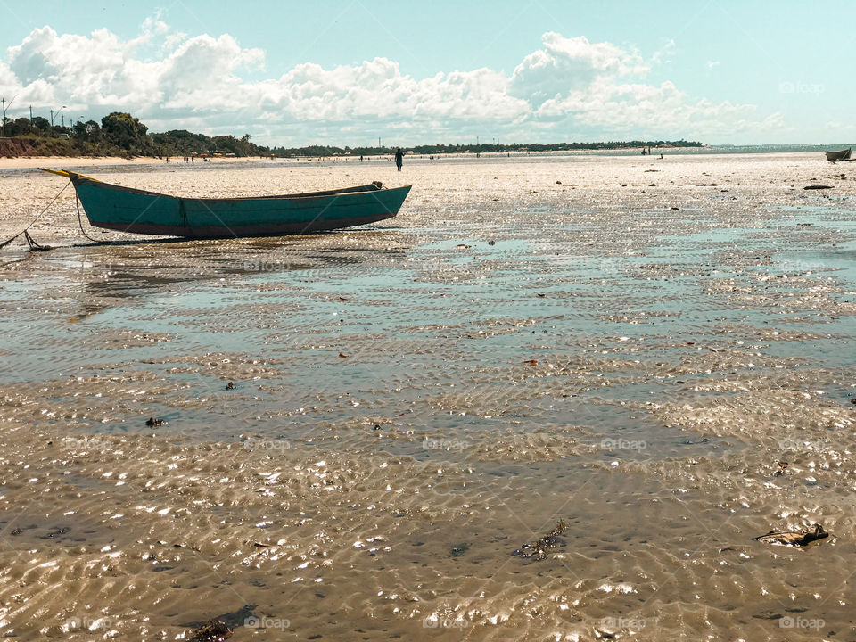 Maré seca em Porto Seguro Bahia Brasil 🇧🇷