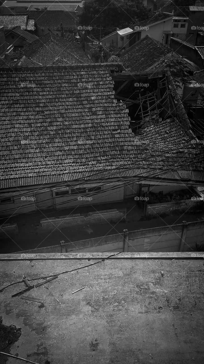 The house that I felt was collapsed because of being neglected