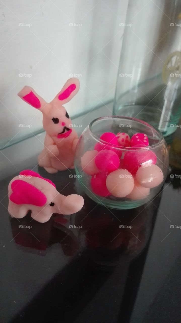 porcelain decoration rabbit
