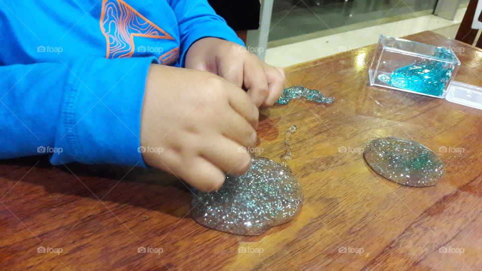 Play with something.