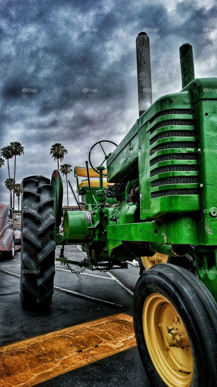 She thinks my tractors sexy