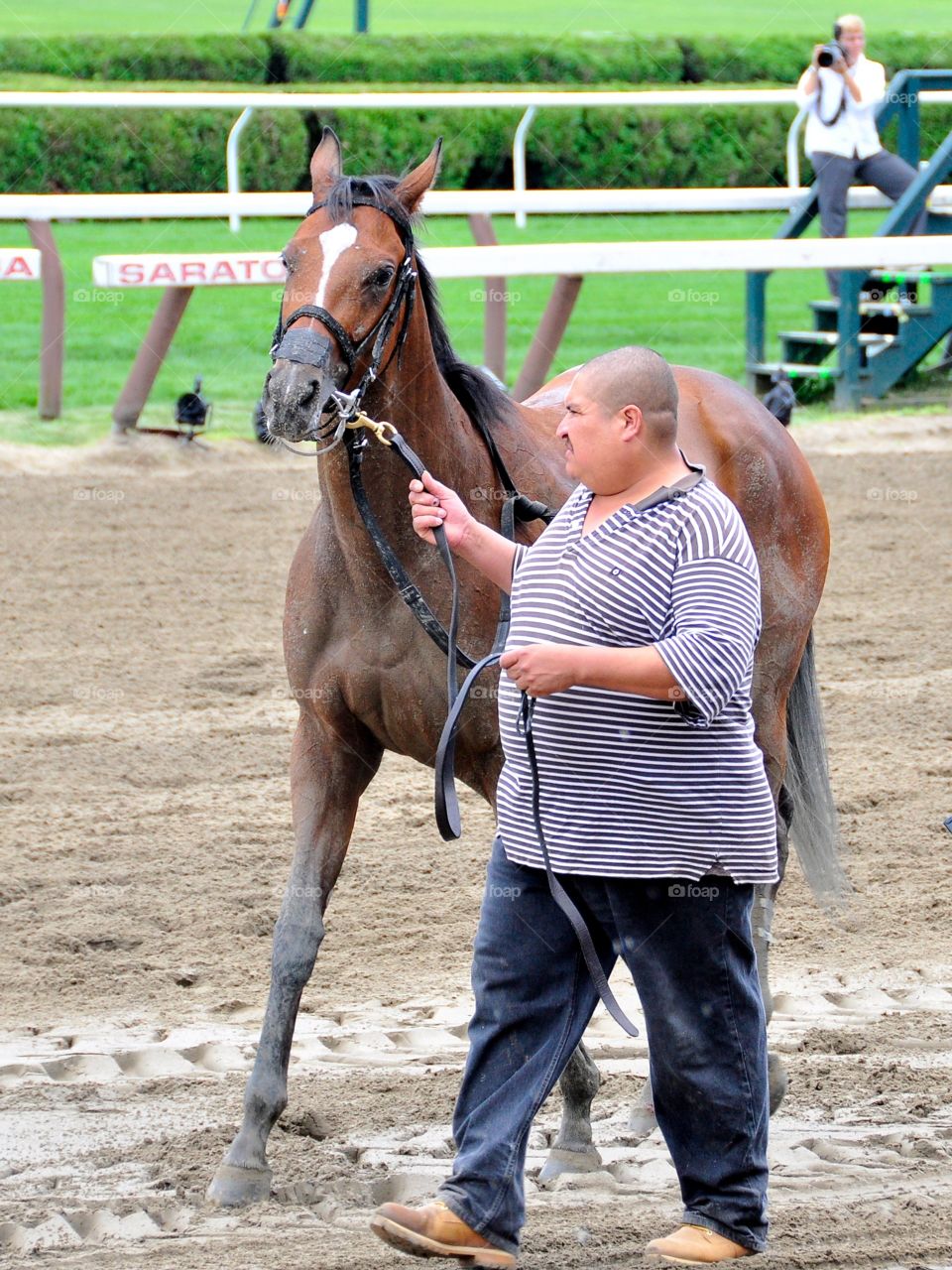 Here comes Rosie. Here Cones Rosie with her groom walking back to the barn after finishing in second place.
Zazzle.com/Fleetphoto 