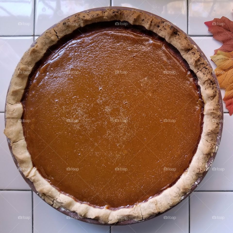 Homemade Pumpkin Pie