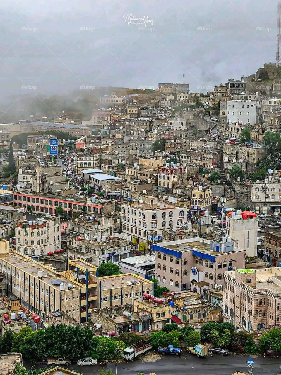 Glory be to God, the magnificent and picturesque view and the natural green trees are a view that is nothing more wonderful than it