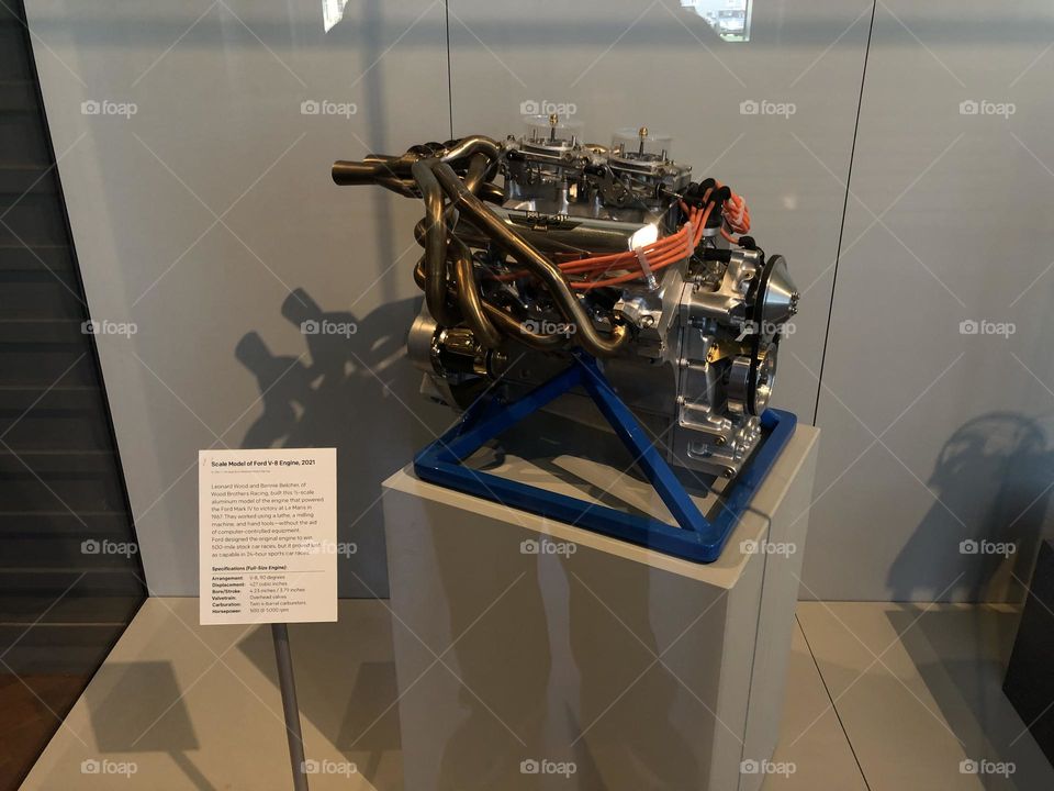 the Henry Ford - Ford V-8 Engine Scale Model