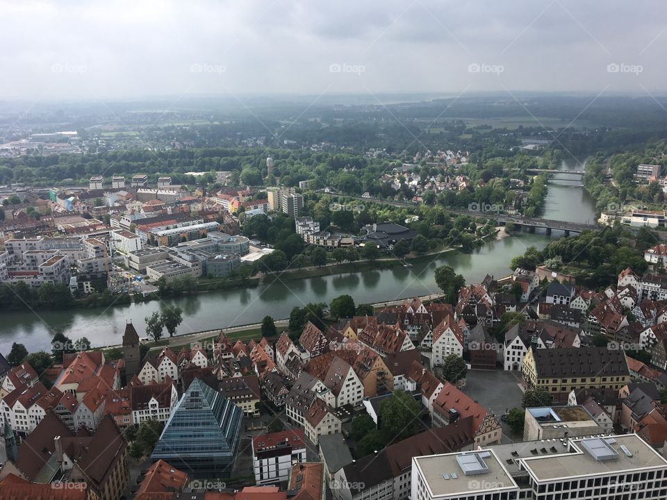 City of Ulm from above is amazing 