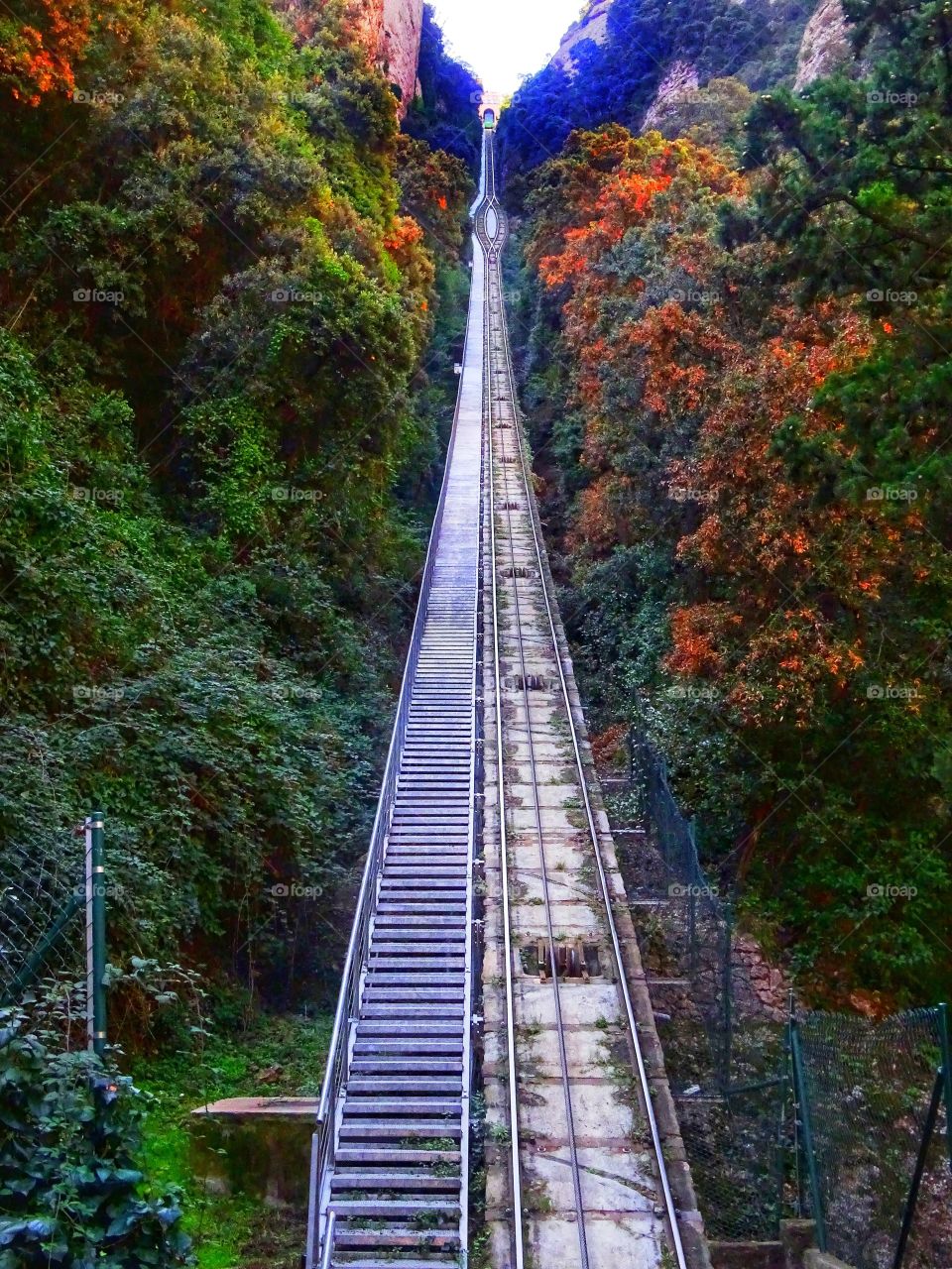 The monastery of Montserrat in Barcelona