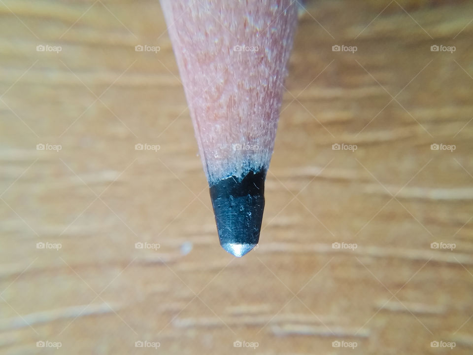 Pencil tip macro shot