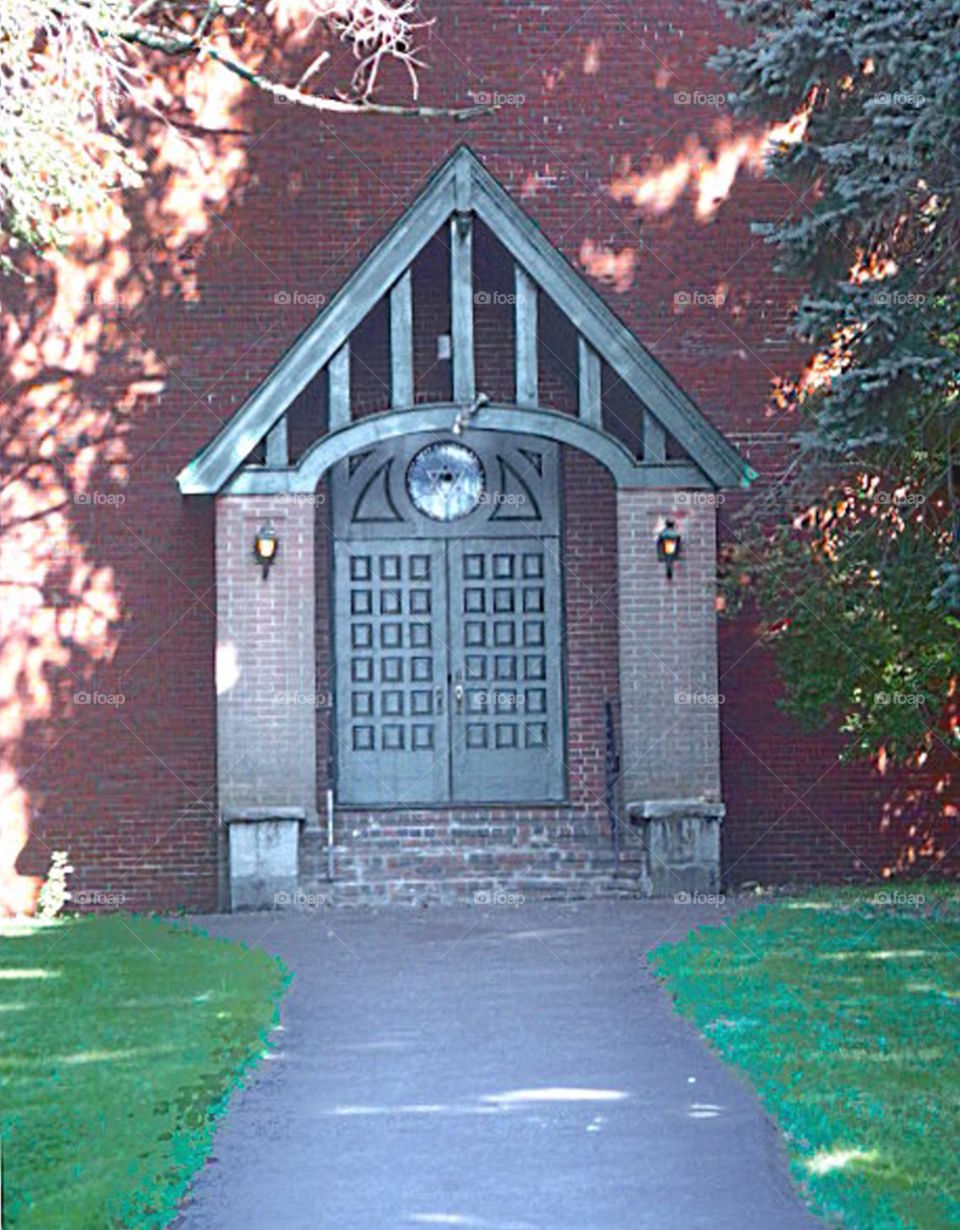 Church door