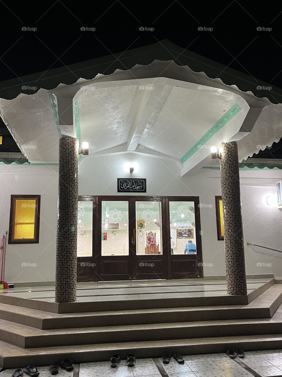Rectangular: A mosque in fuvahmulah, Maldives.