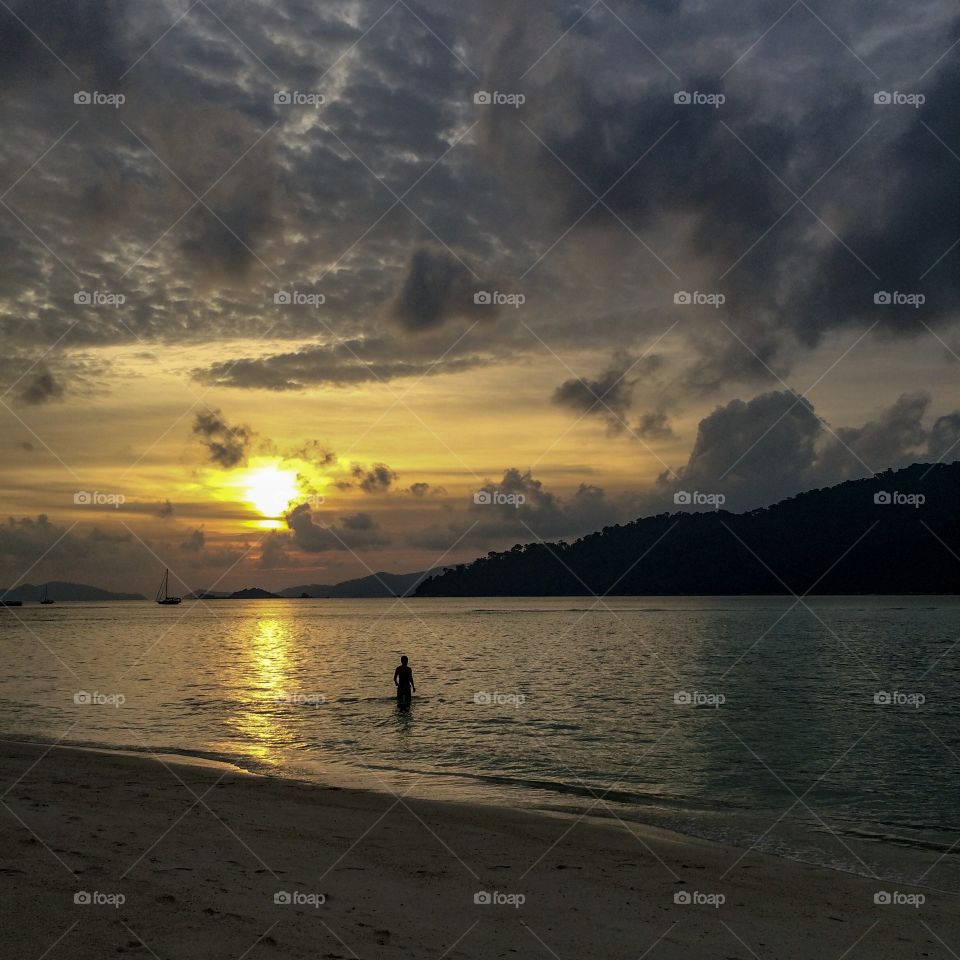 Sunset at Koh Lipe Island