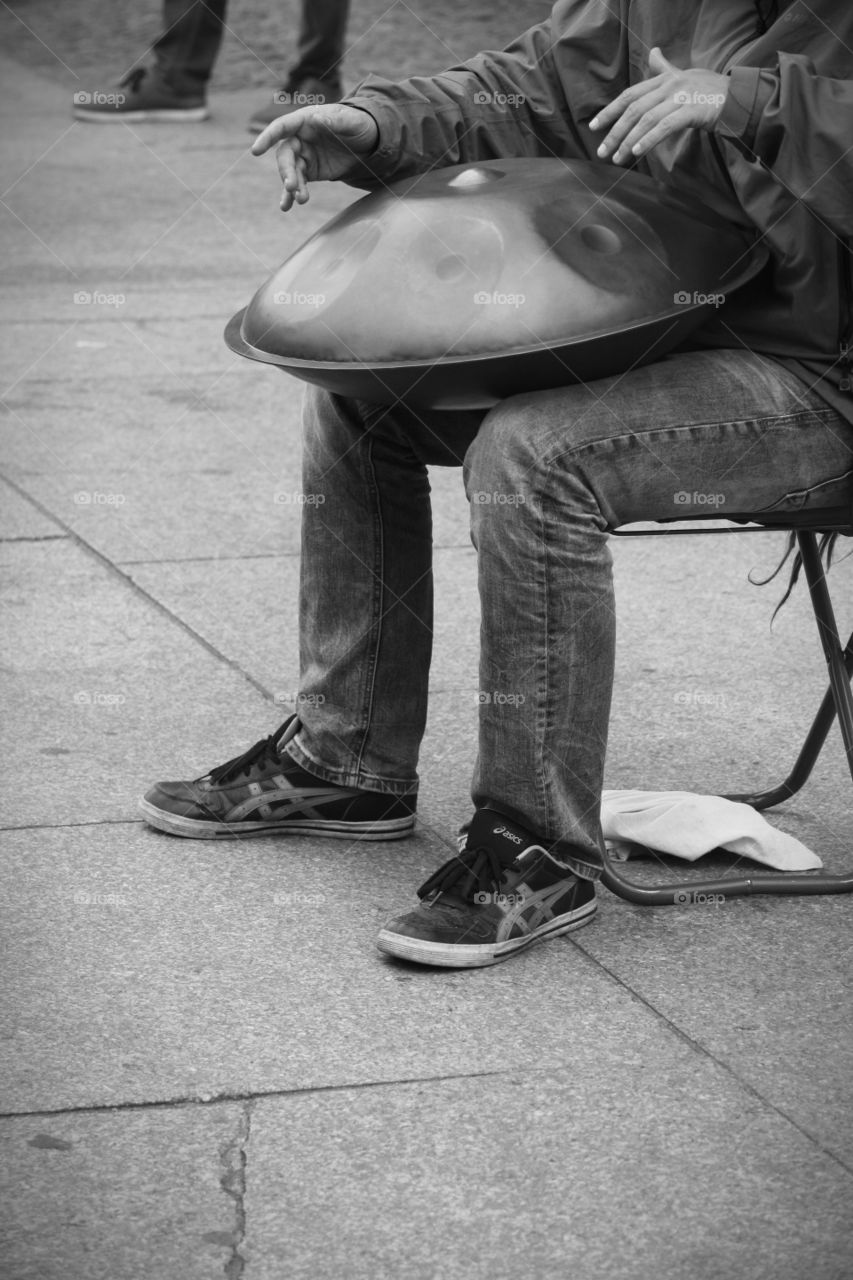 Street Musician Collection - a bizarre instrument.