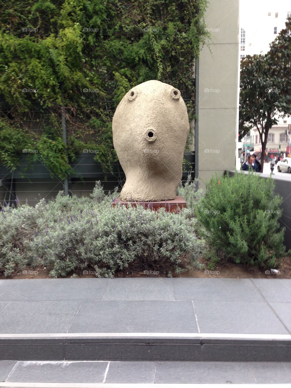 Crazy statue in downtown San Francisco
