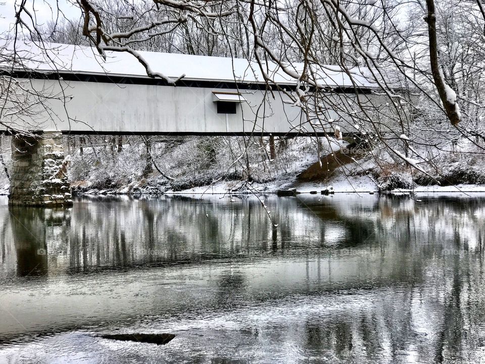 Winter bridge. 