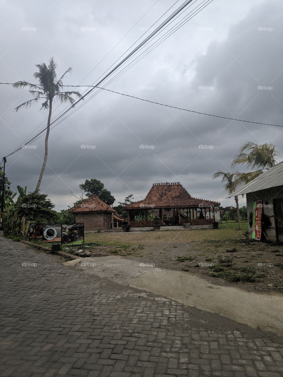 House, Street, Storm, Home, Building