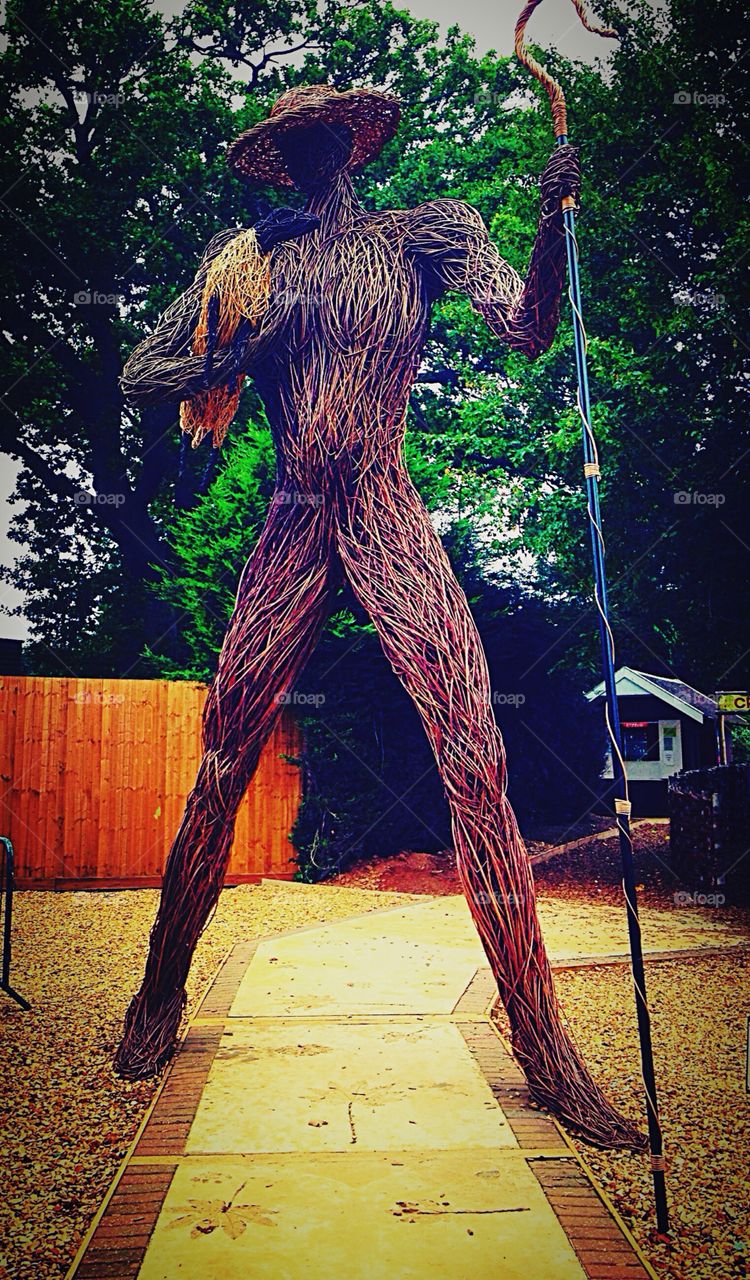 Large Autumn wicker man