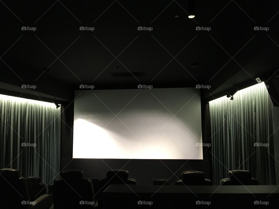 Cinema before showtime.