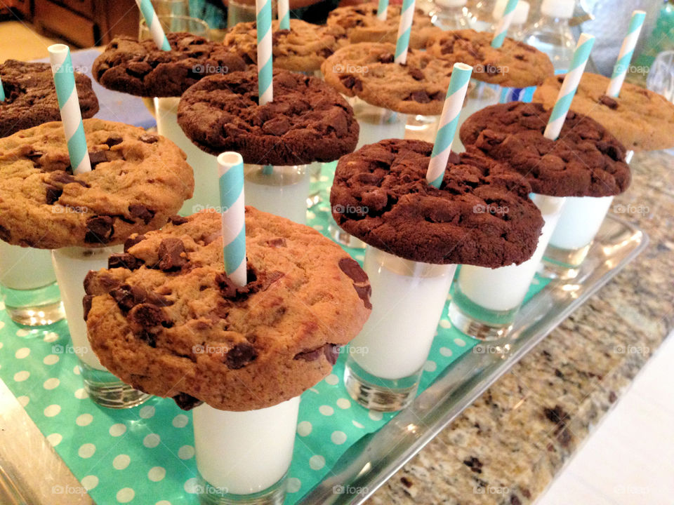 Cookies and milk