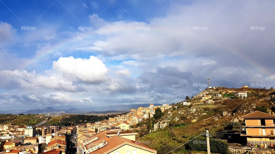 Rainbow. Is beautiful when you just wake up and you have to see this beauty moment 🌈🌈🌈🌈🌈