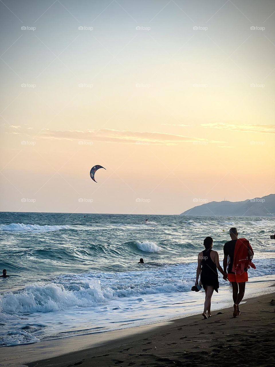 Couple by the beach