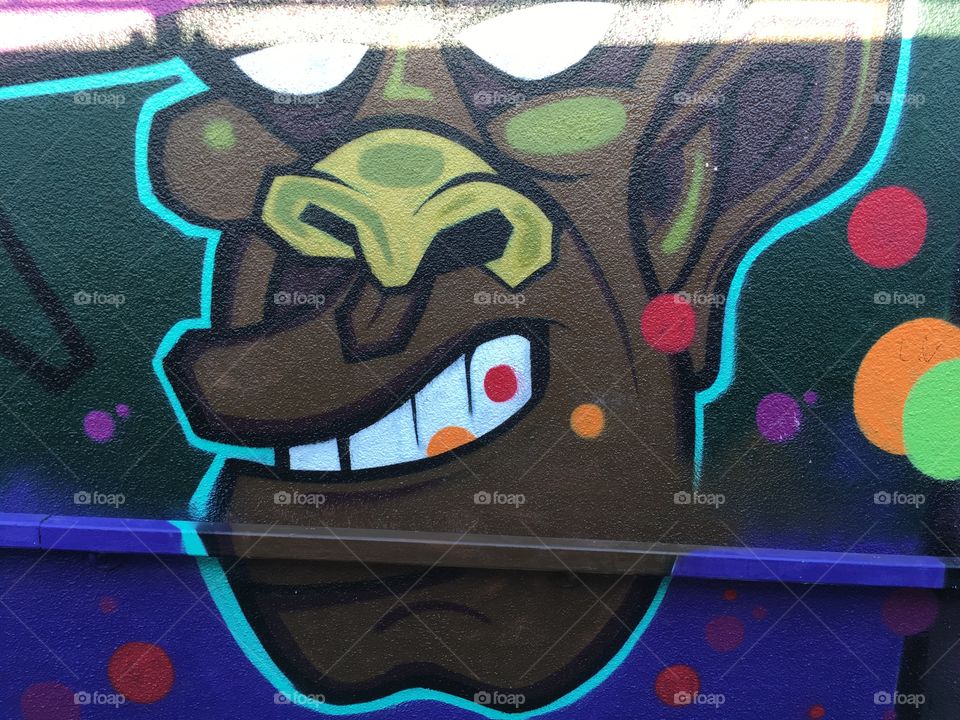 Off the wall perhaps beyond description
