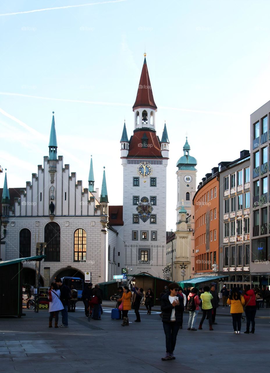 Marienplatz train station area