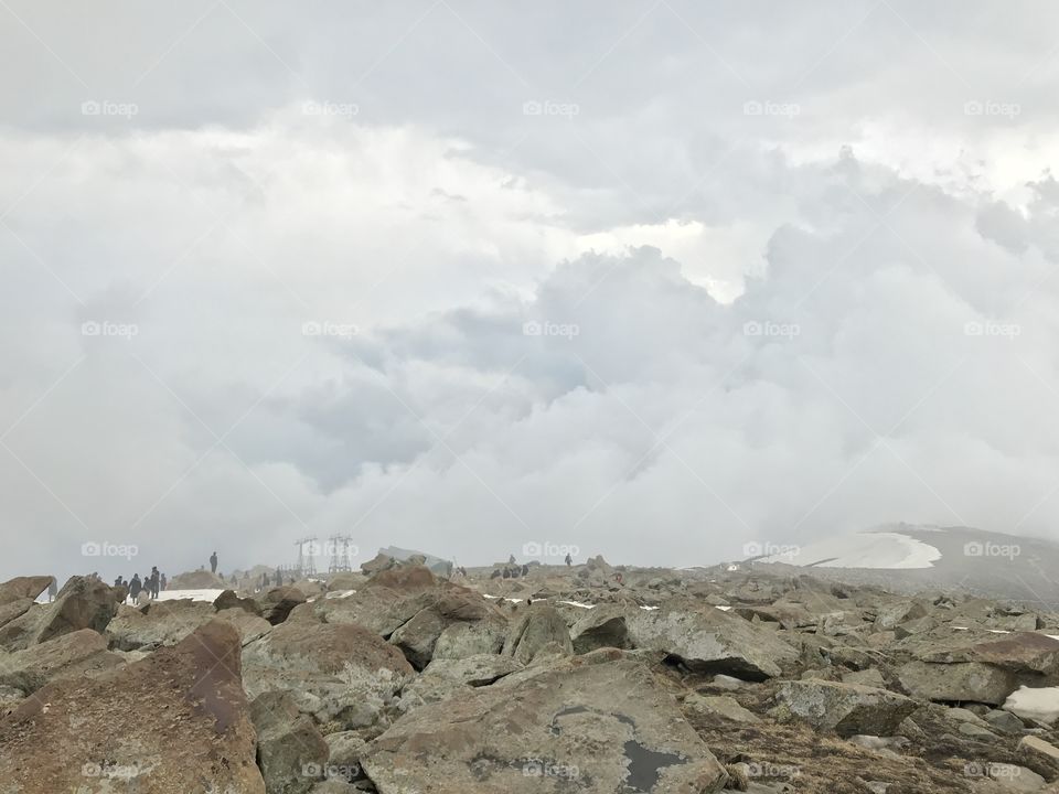 When you are above clouds