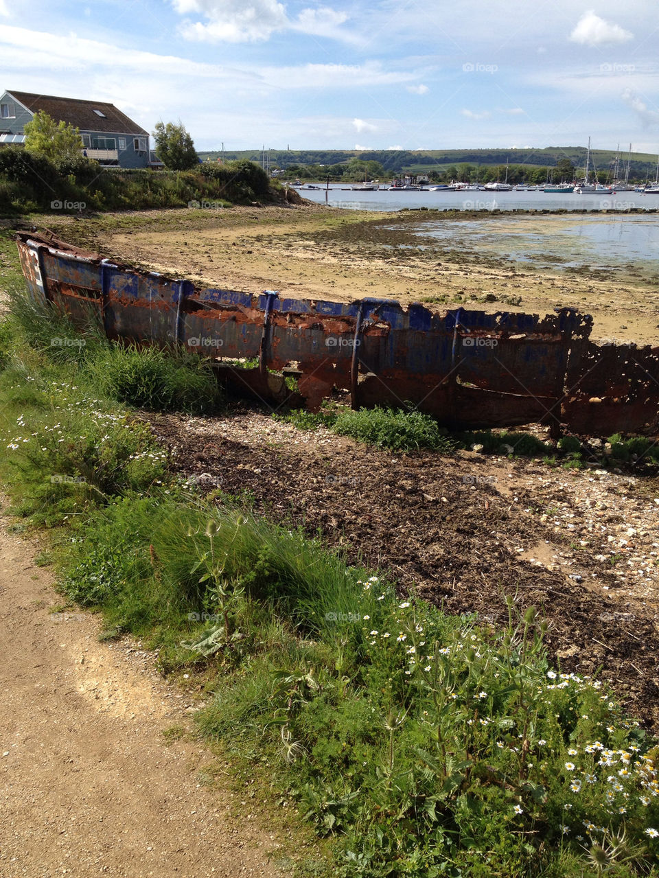 beach boats boat rust by gsplan