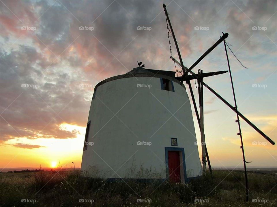 Windmill, Estremoz, Portugal