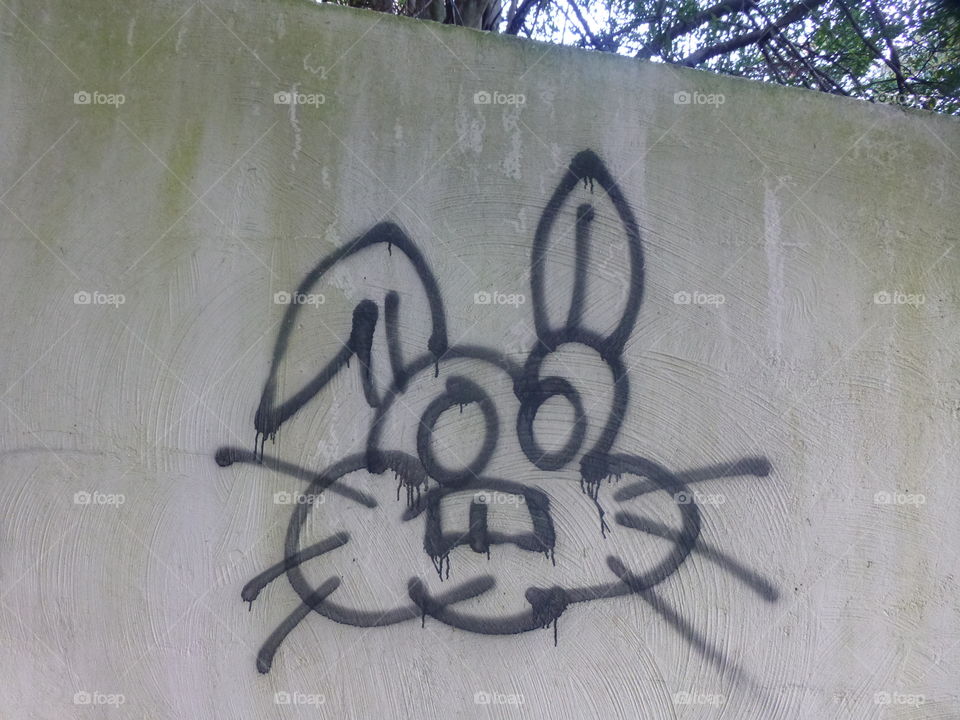 Bunny Rabbit Graffiti