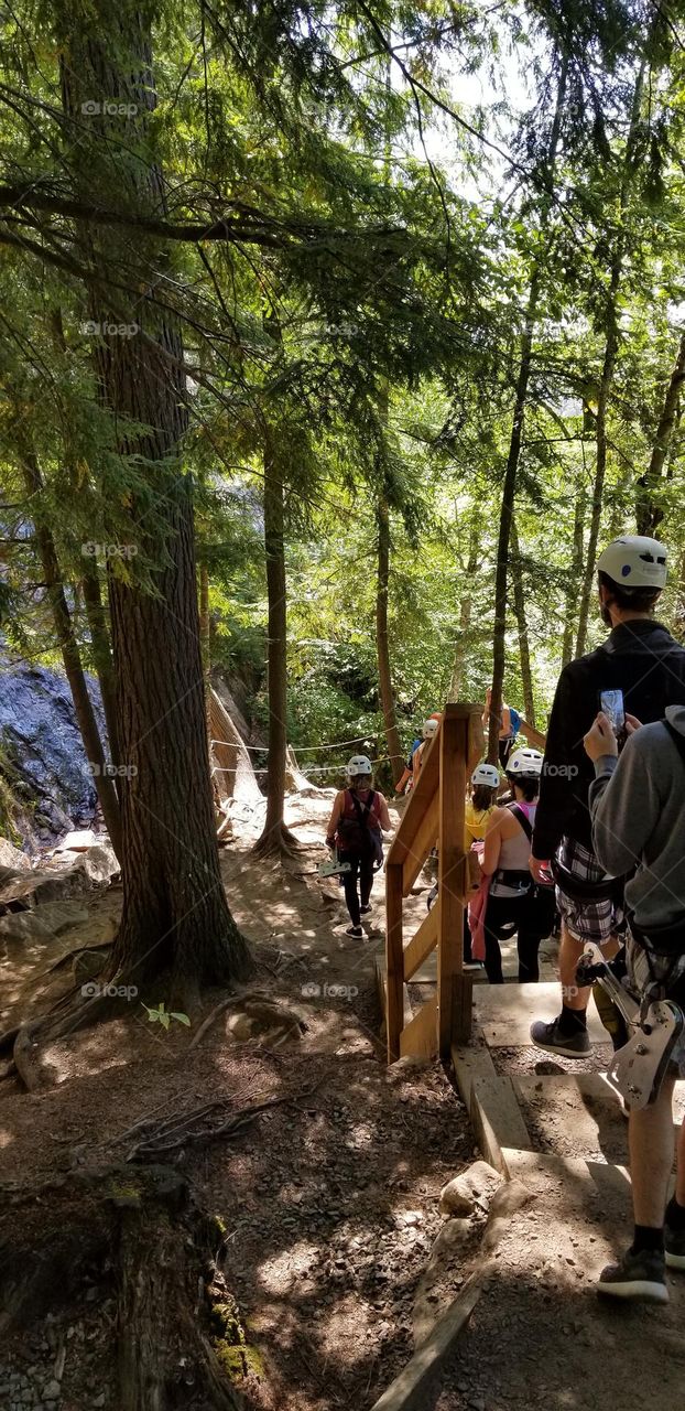 Hiking on Mont Tremblant