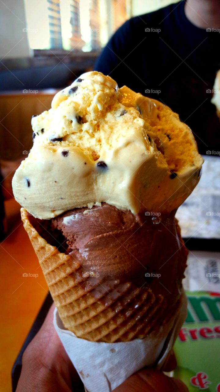 Cold Cure. This ice cream was the perfect cure for a hot day.