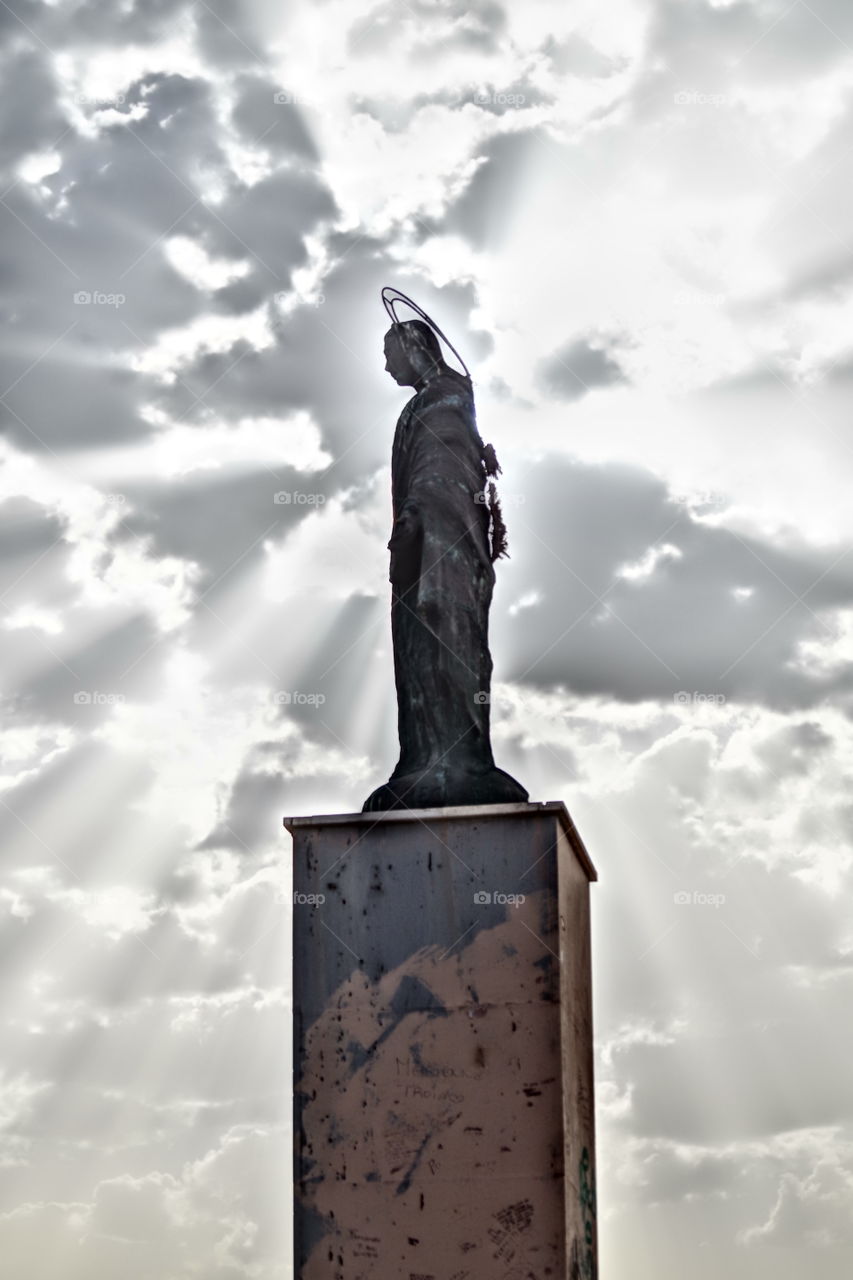 Madonna statue Alghero