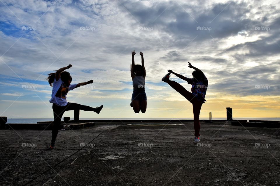 there jumping at the bridge