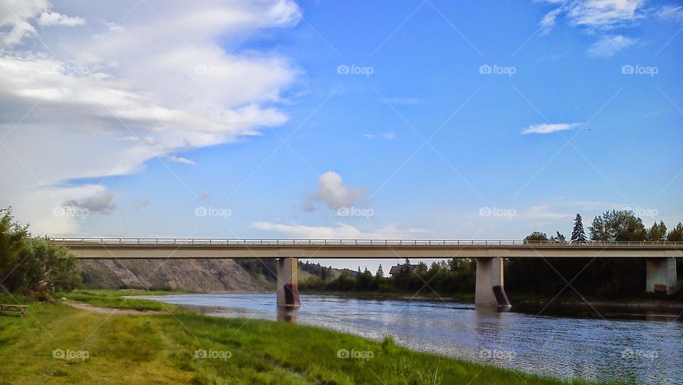 Bridge, Water, River, No Person, Sky