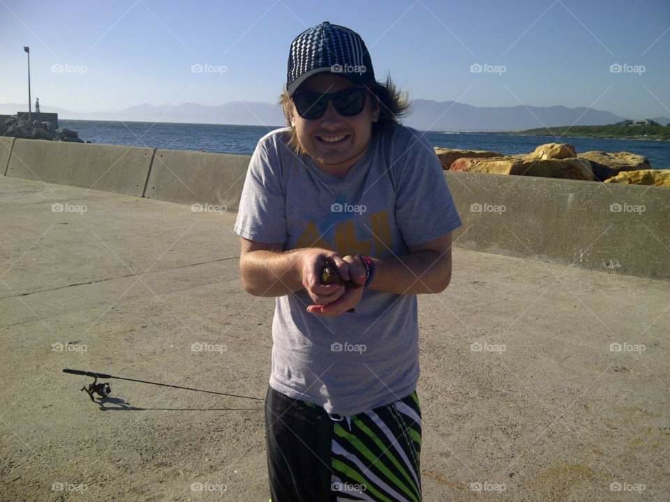 Look mom I got one 🎣