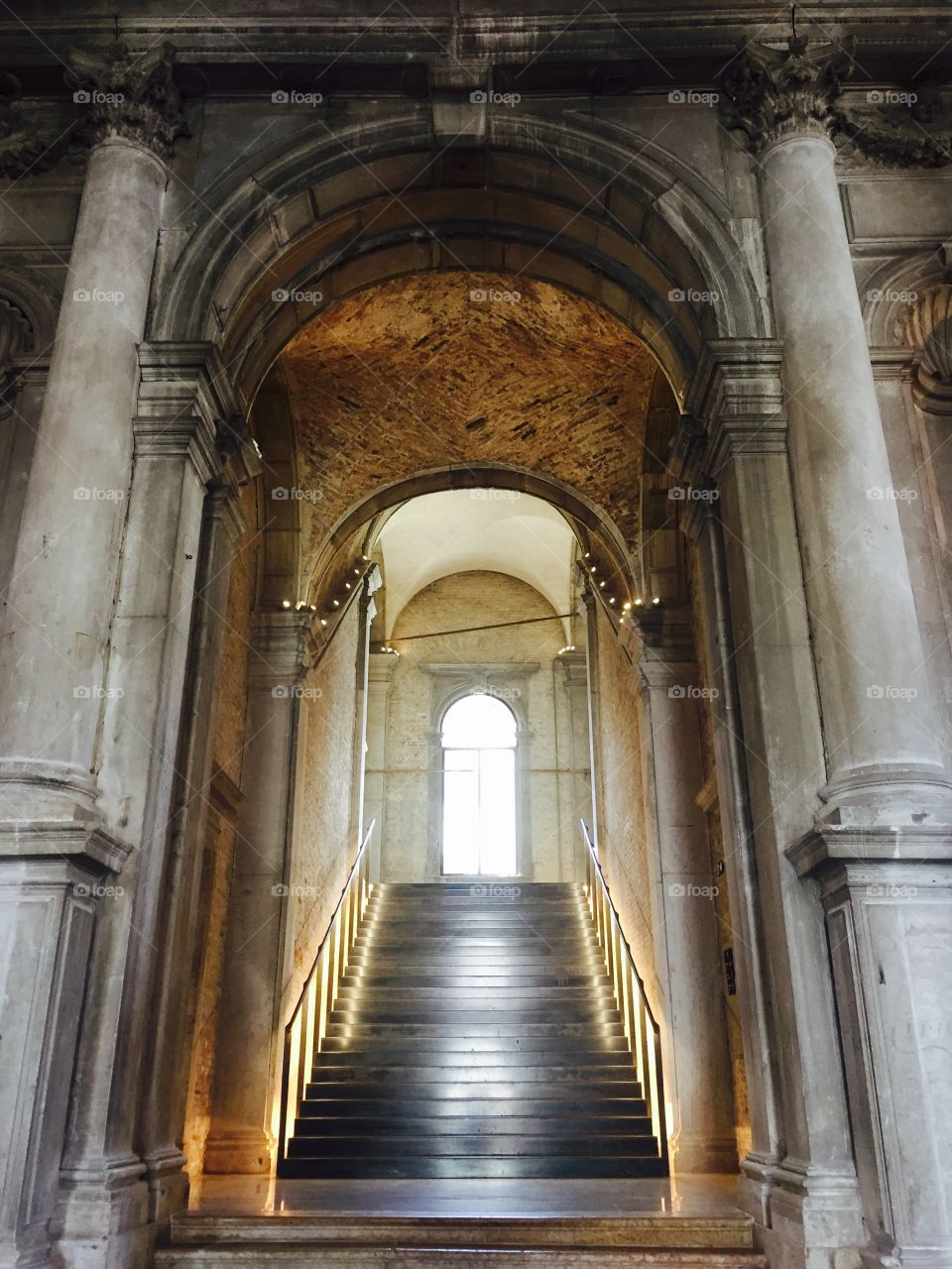 Venice historic stairway
