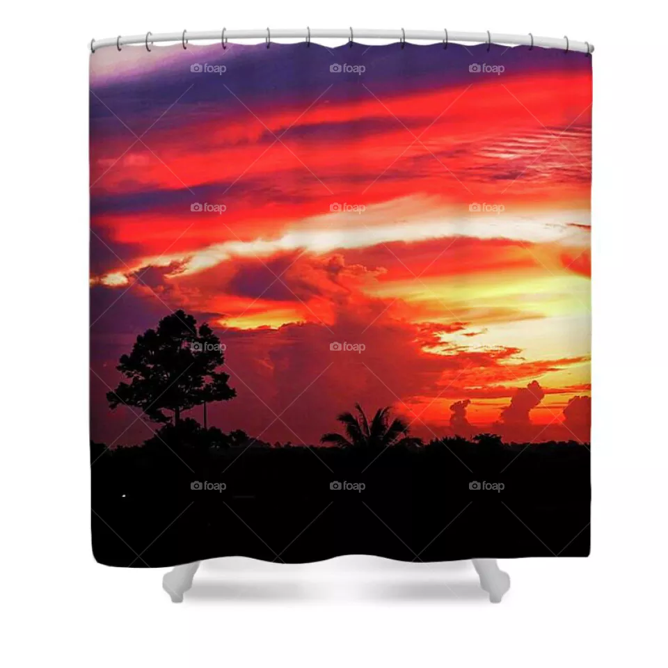 Shower curtains print From the photo