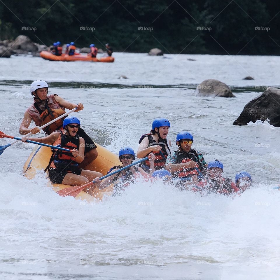 White water rafting