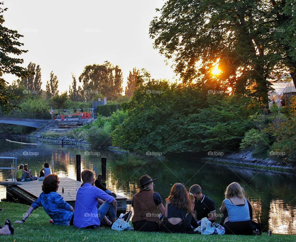 Chilling in the park