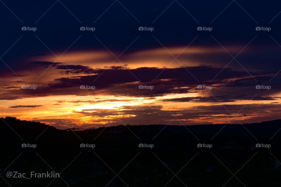 Sunset at Mount Bonnell. 