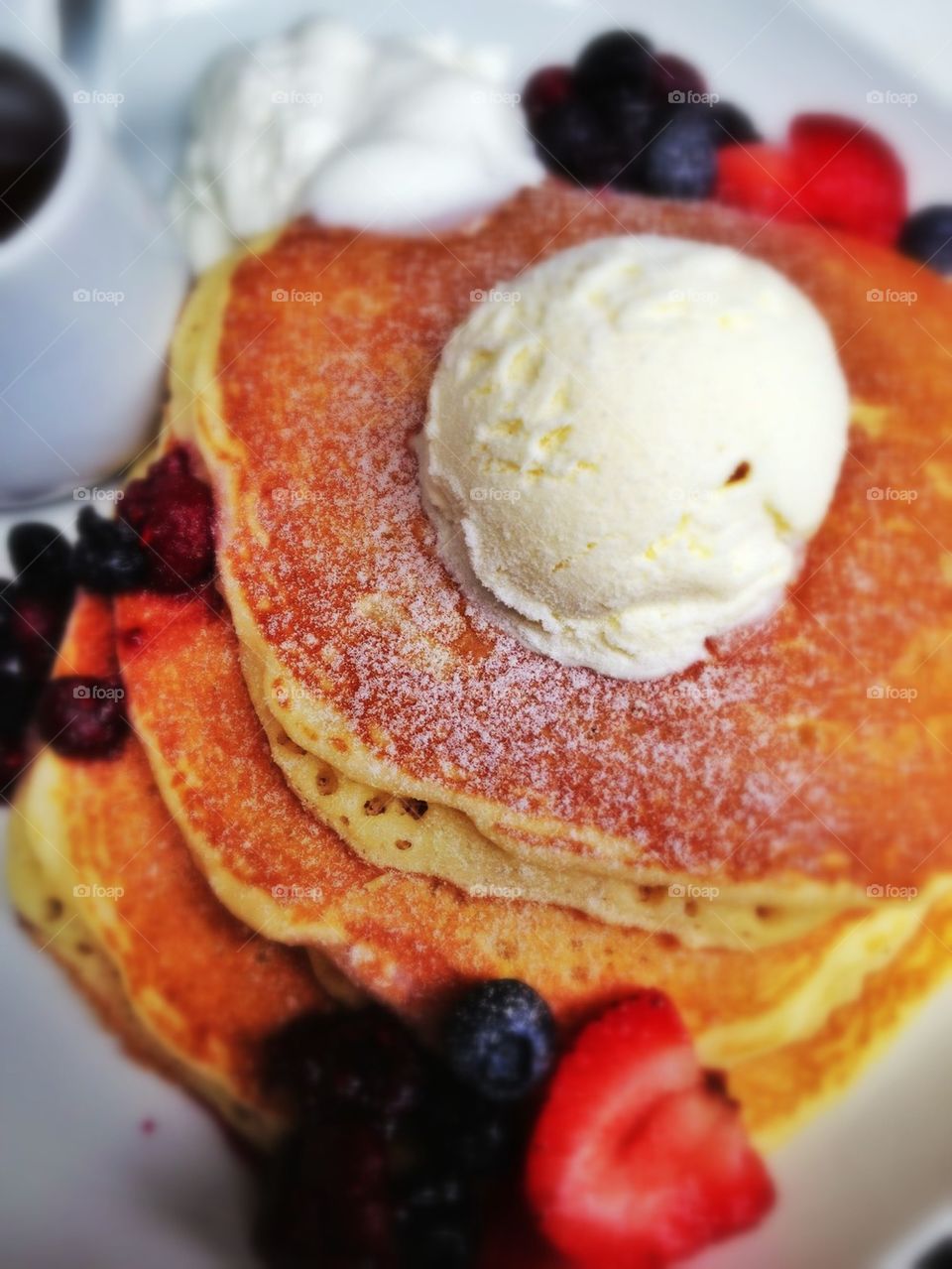 Pancakes and Ice Cream