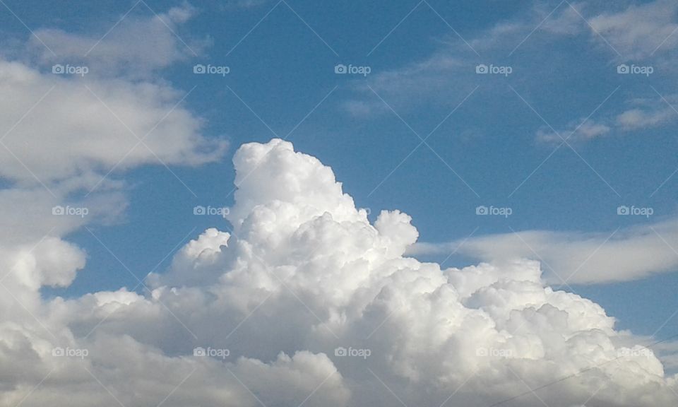 Clouds in front of sun
