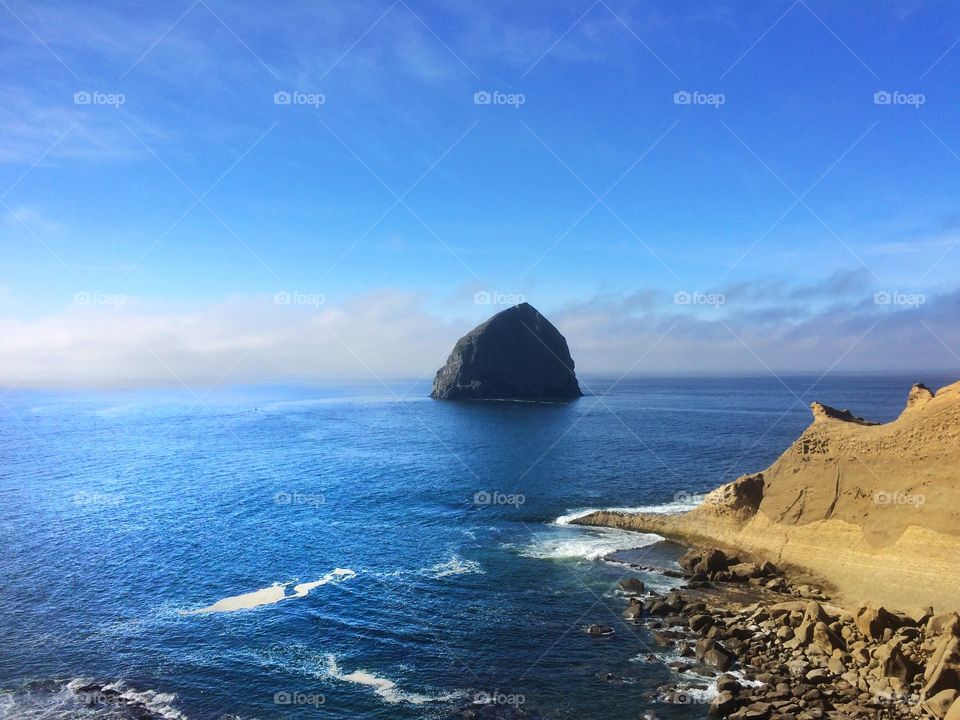 Scenic view of calm sea