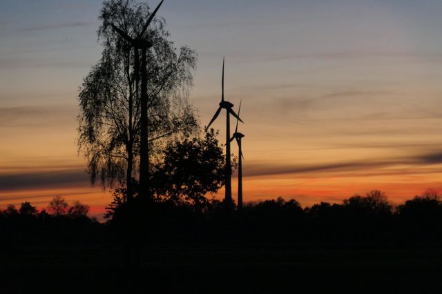 Afterglow and Windmills