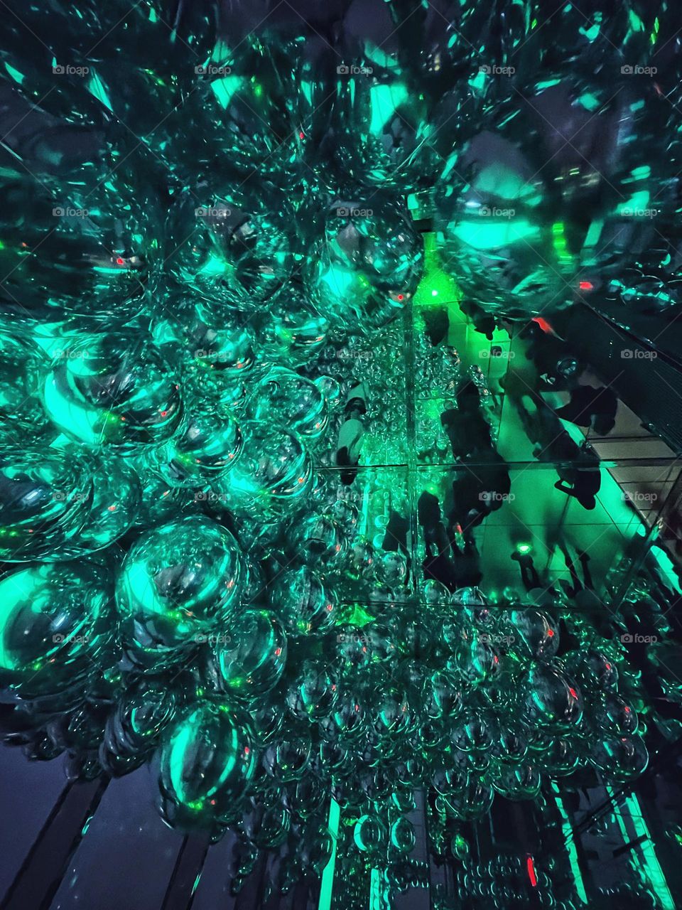 Immersive art exhibit above New York 