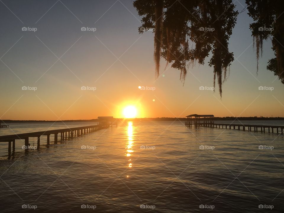 Sunset, Dawn, Sun, Water, Beach