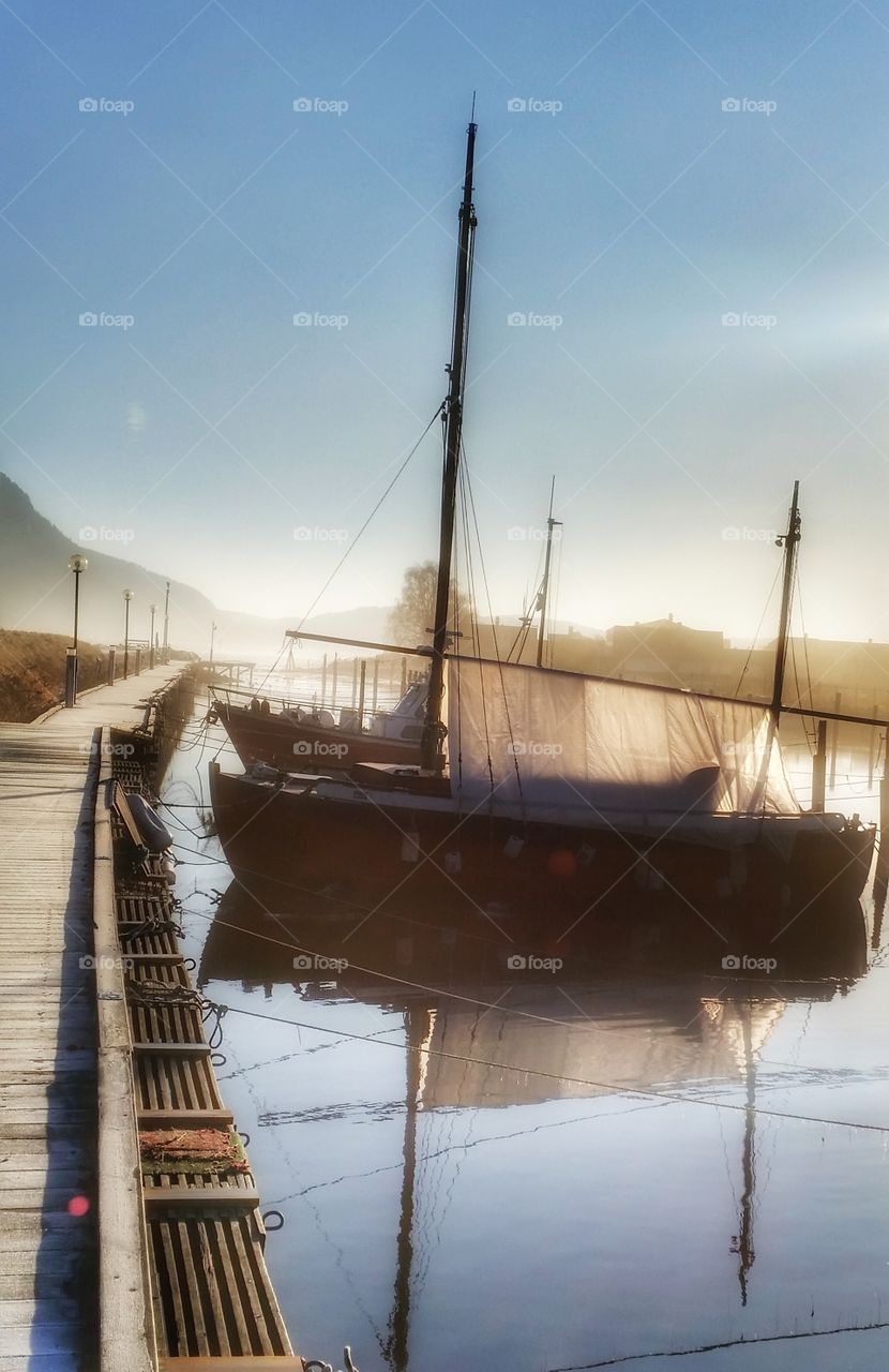 The Marina in Norway,  Svelvik.  My little hometown.