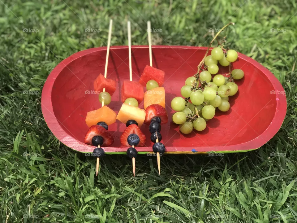 Fruit kabobs 