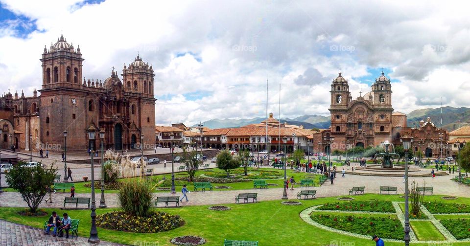 The Constitution of Peru designates Cusco as the Historical Capital of Peru. Elevation is around 3,400 m (11,200 ft). It was the historic capital of the Inca Empire from 13th to 16th century until the Spanish conquest.  It has become a major tourist destination with approximately 2 million visitors a year.